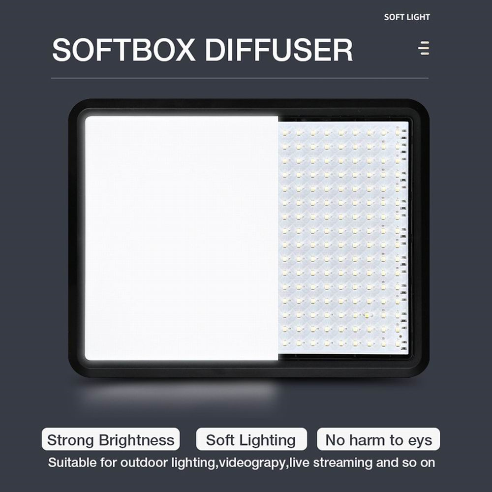 Photography Studio Lighting Set Up - Profesjonalny dwukolorowy panel LED 2800K-7000K -