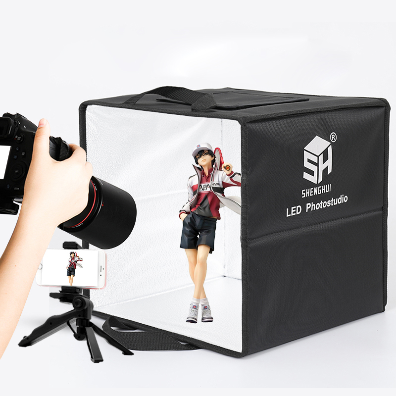 Photography Lighting Kit Portable - Lampa fotograficzna stołowa 30 cm, przenośne