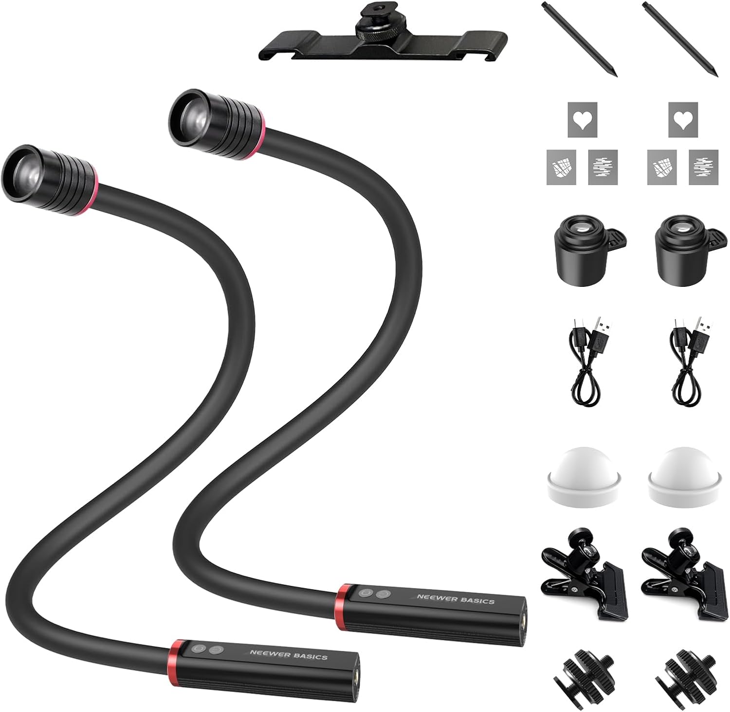 Photography Lighting Basics - NEEWER BASICS 2 szt. ML01 USB