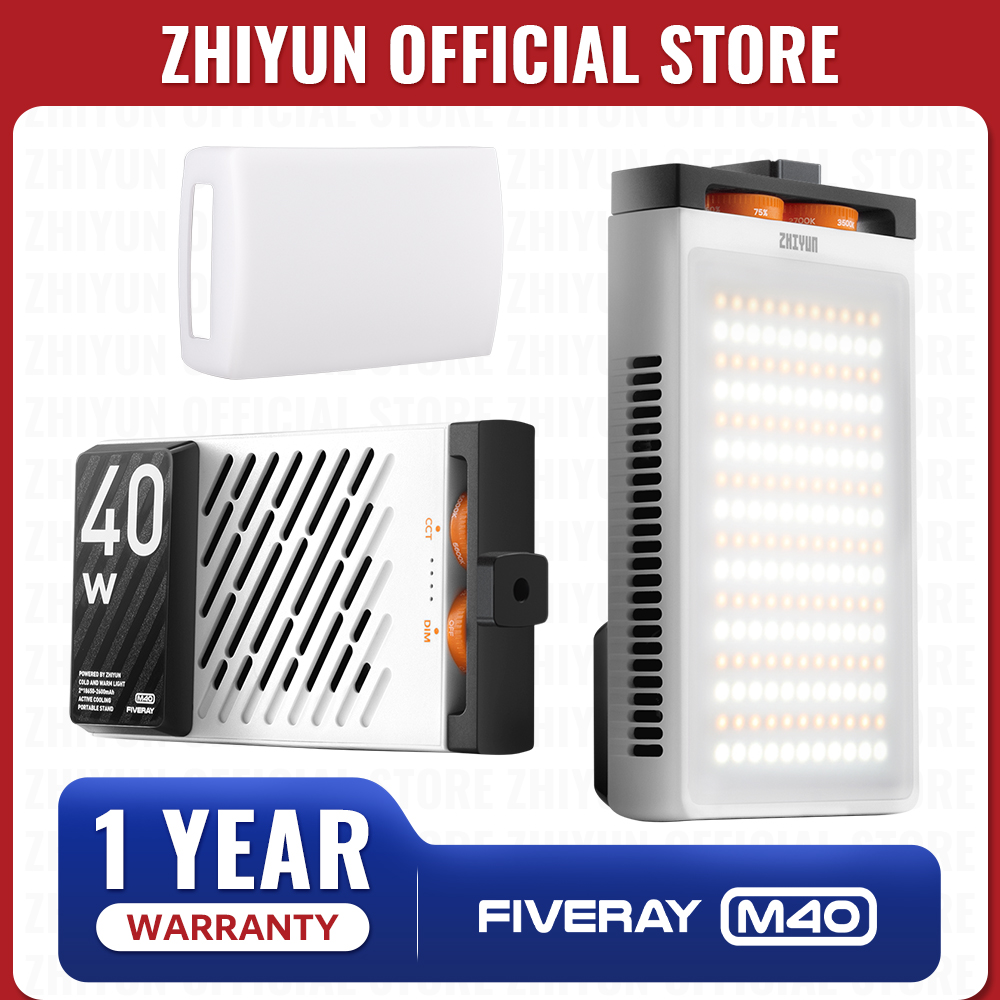 Photography Lighting For Indoor - Oficjalne lampy LED ZHIYUN FIVERAY M40