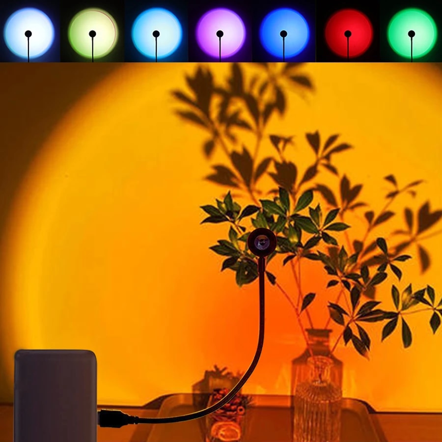 Photography Lighting Wall - MeeToo USB Sunset Mood Lamp Projektor