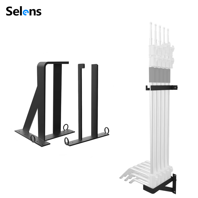 Photography Lighting Wall - Uchwyt ścienny Selens C-Stand, wytrzymały metalowy