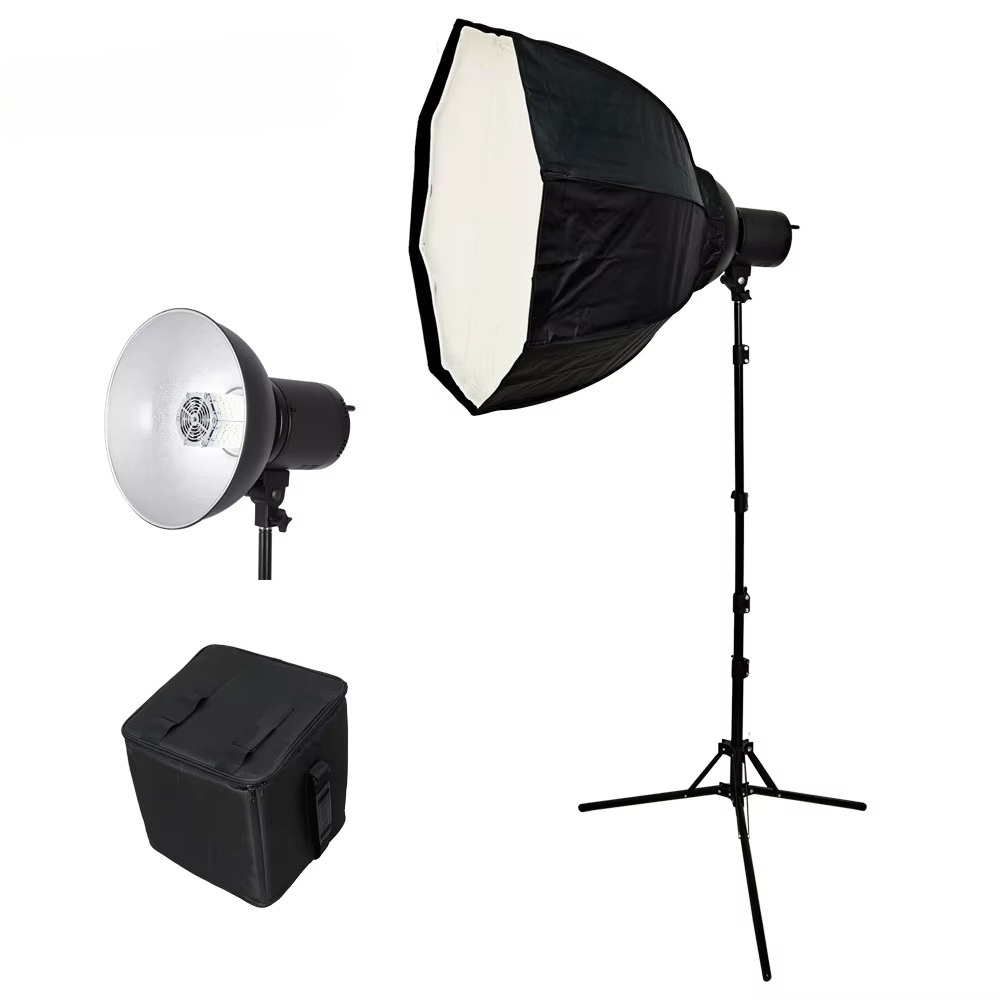 Photography Lighting Kit Portable - Zestaw fotograficzny z przenośną lampą pierścieniową