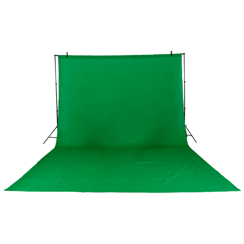 Photography Lighting Options - Tło fotograficzne z bawełny chromakey 3m