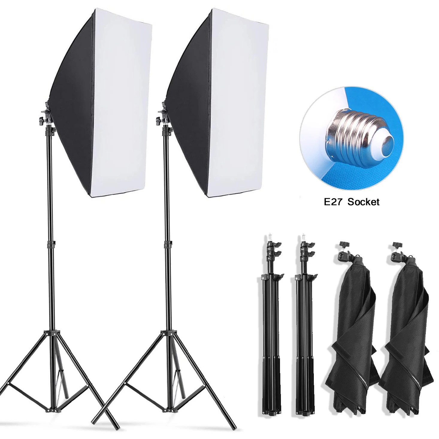 Photography Lighting Softbox - Profesjonalny softbox fotograficzny z oświetleniem, softbox