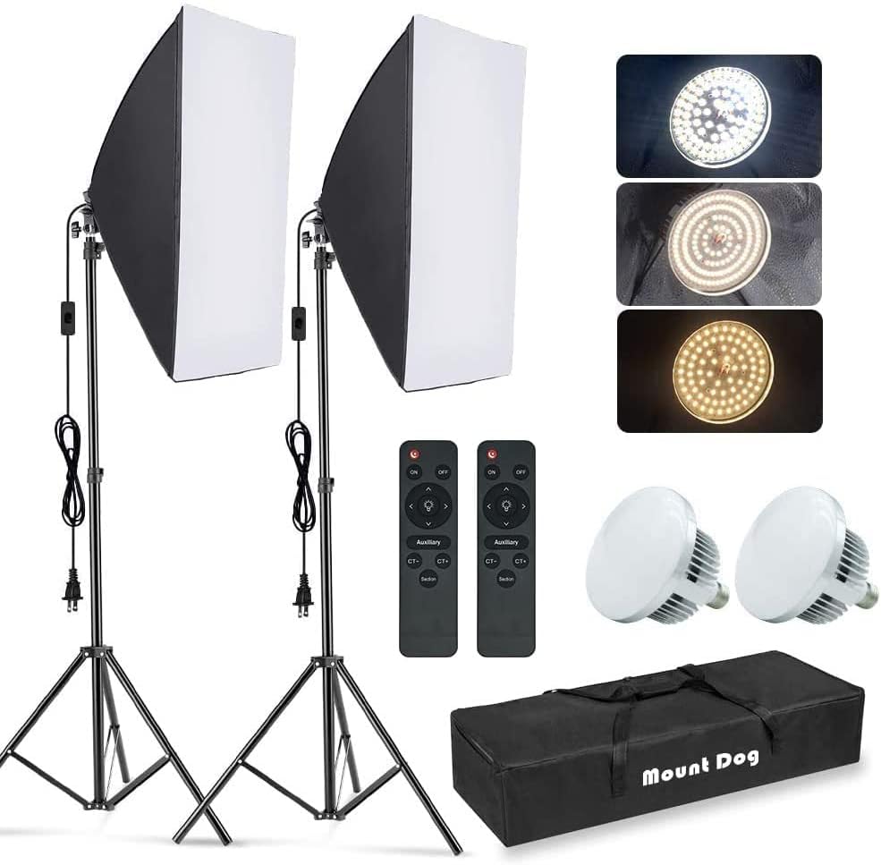Photography Lighting Softbox - Zestaw oświetlenia fotograficznego typu softbox, 2