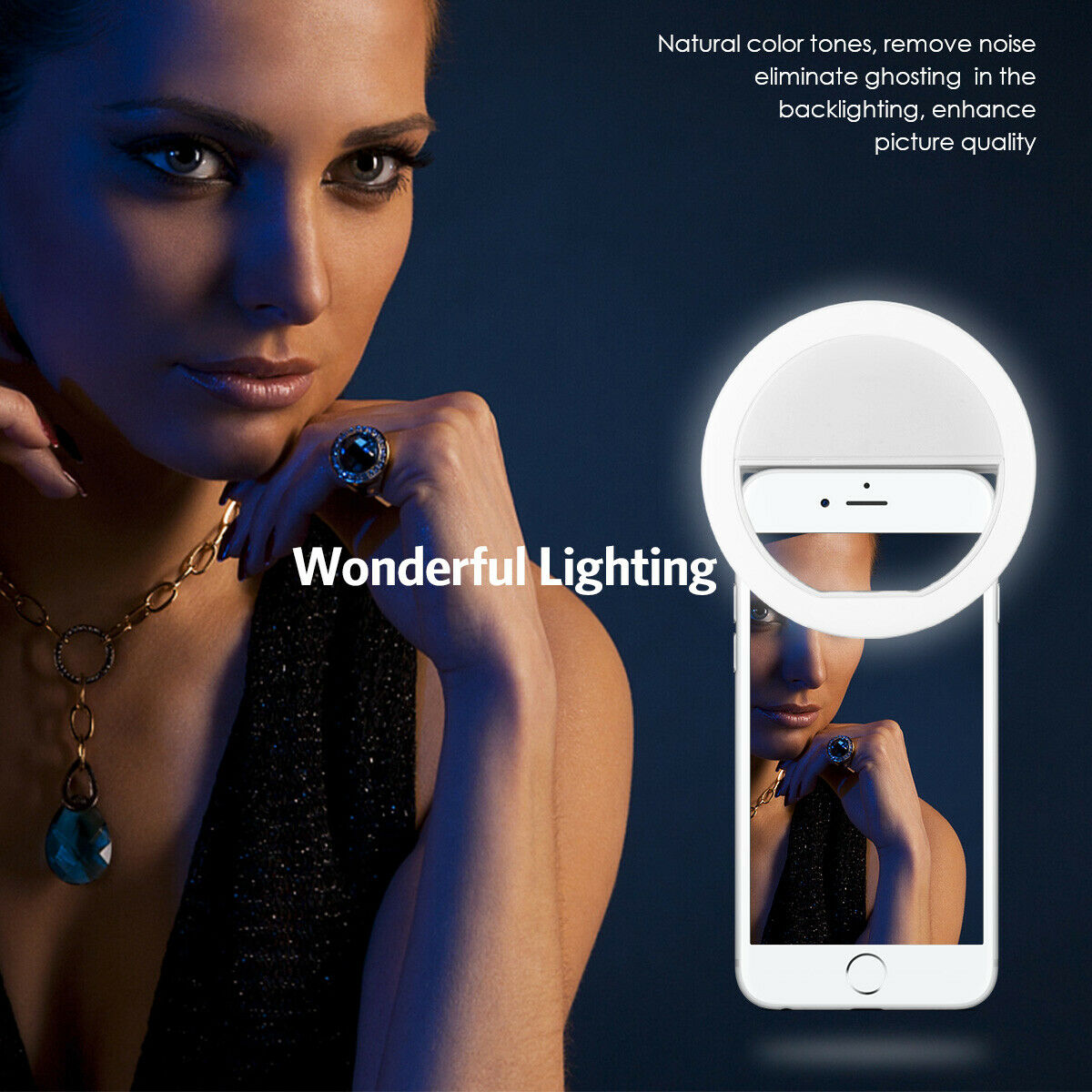 Photography Lighting Products - Lampa Pierścieniowa LED do Selfie z