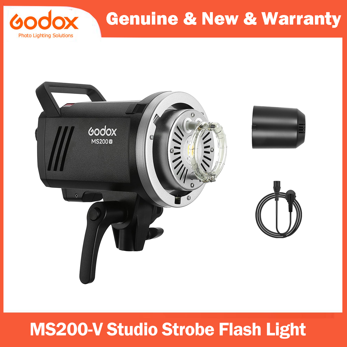Photography Lighting For Portraits - Godox MS200V Lampa studyjna błyskowa 200W