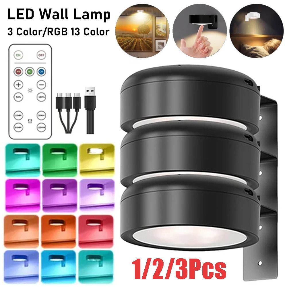 Photography Lighting Wall - 1/2/3 szt. Ścienny Magnetyczny LED Podświetlany
