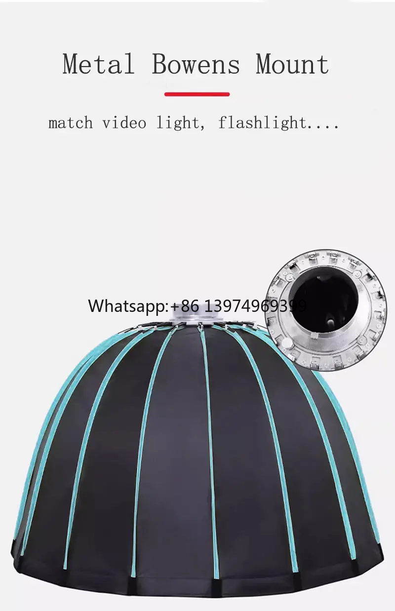 Photography Studio Lighting Set Up - Głęboki paraboliczny softbox 35 cali (90