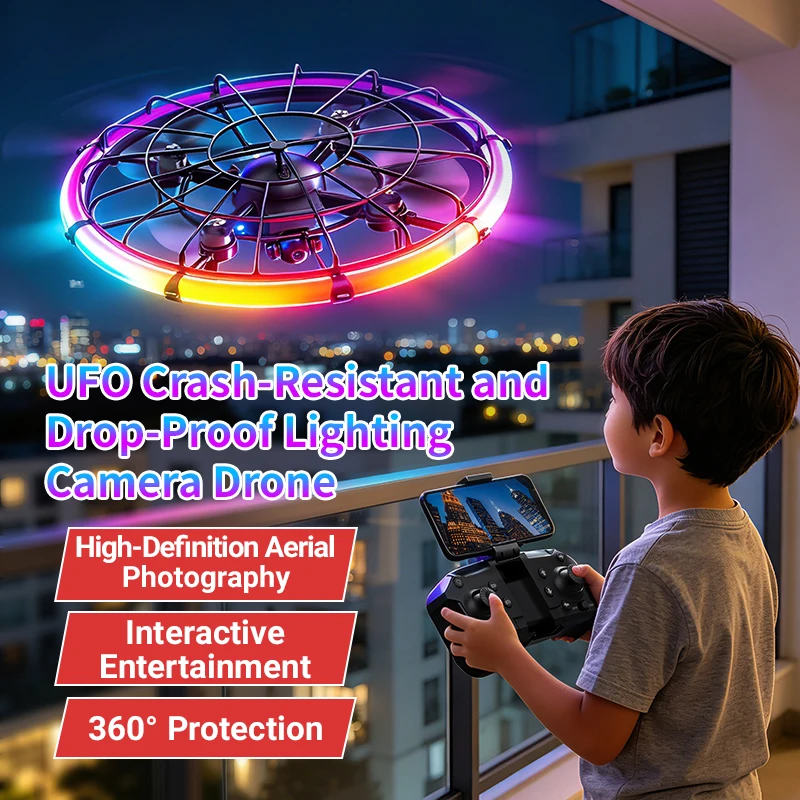 Photography Lightning - JJRC H145 UFO RC Dron z