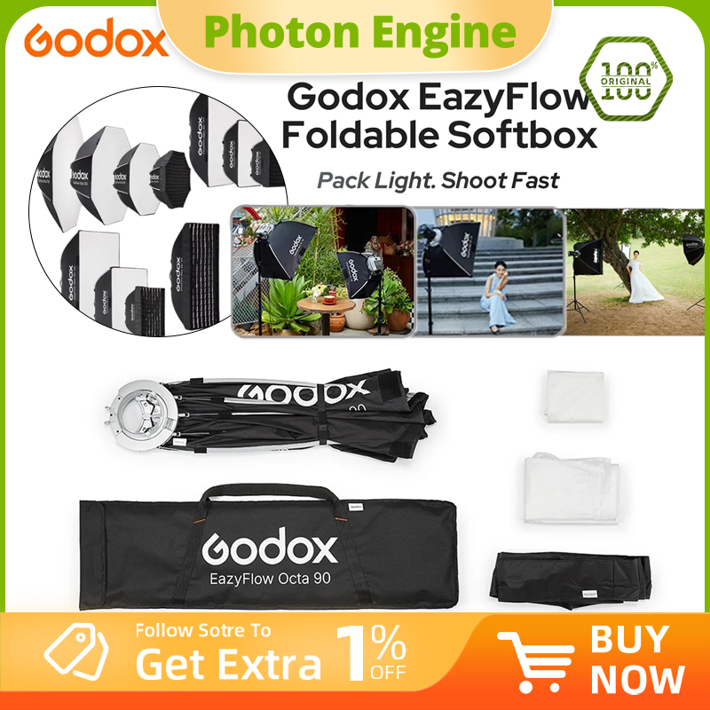 Photography Lighting Softbox - Seria Godox EazyFlow Składany Softbox z