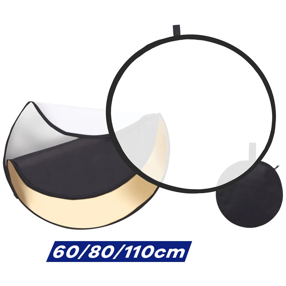Photography Lighting Box - 60/80/110cm 5 w 1 składany okrągły