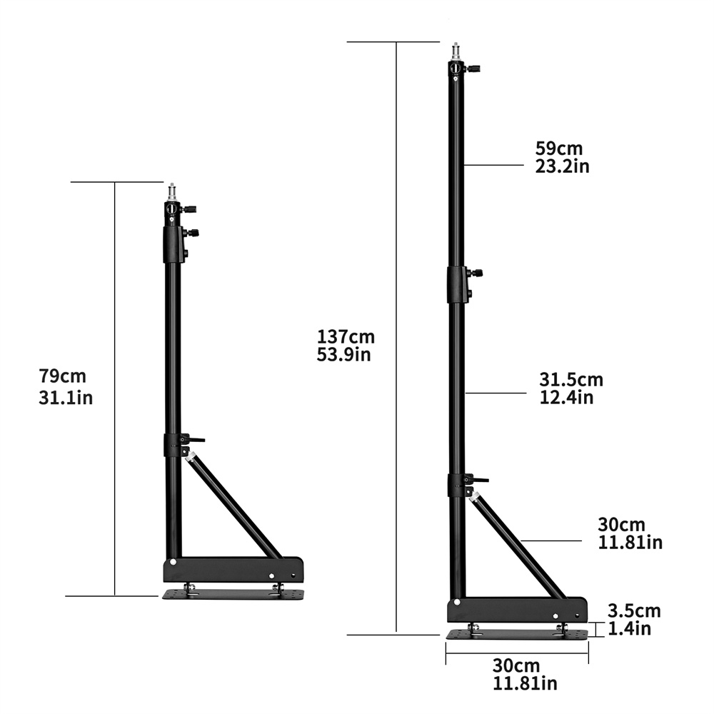 100/135/170 cm Trójkątne ramię – Photography Lighting Wall recenzja i cena