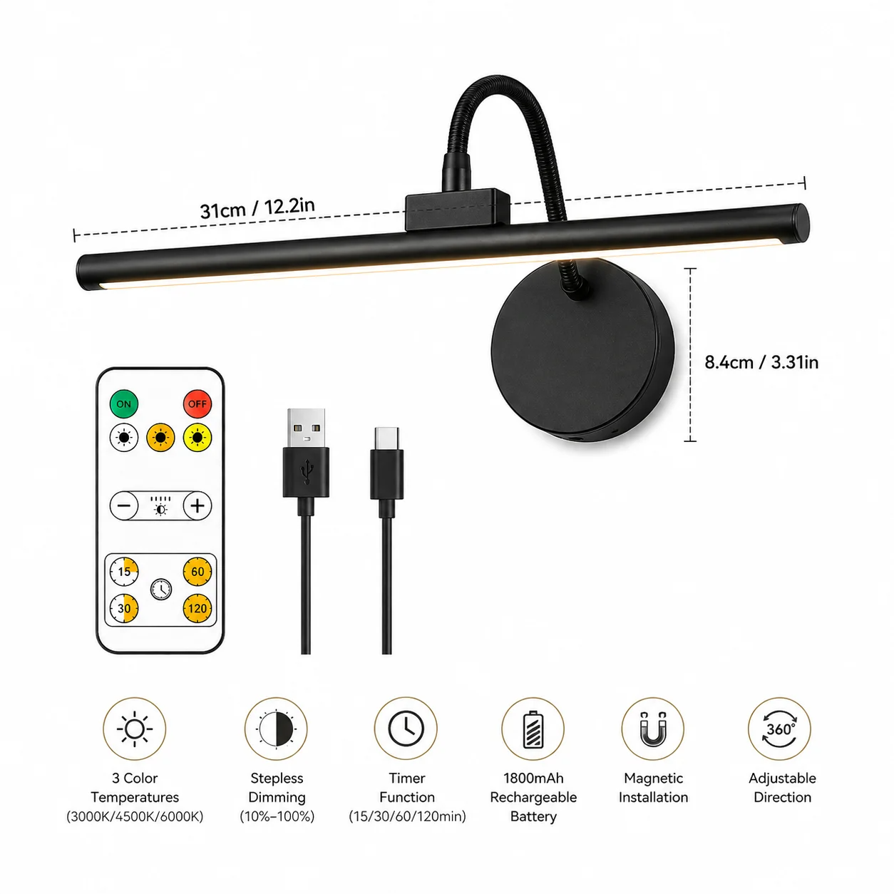 Bezprzewodowa lampka LED do ob – Photography Lighting Wall recenzja i cena