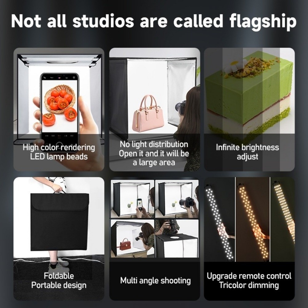 Mini softbox LED 45/65 cm z tł – Photography Lighting Softbox recenzja i cena