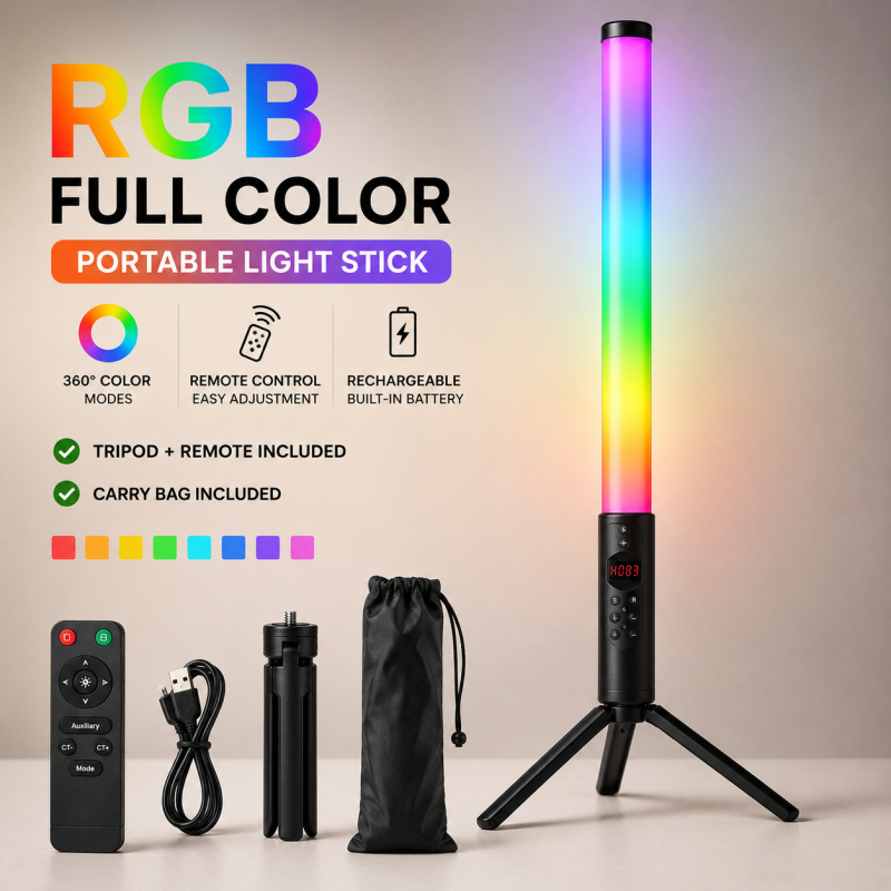 Przenośna lampa wideo RGB, prz – Photography Lighting For Indoor recenzja i cena