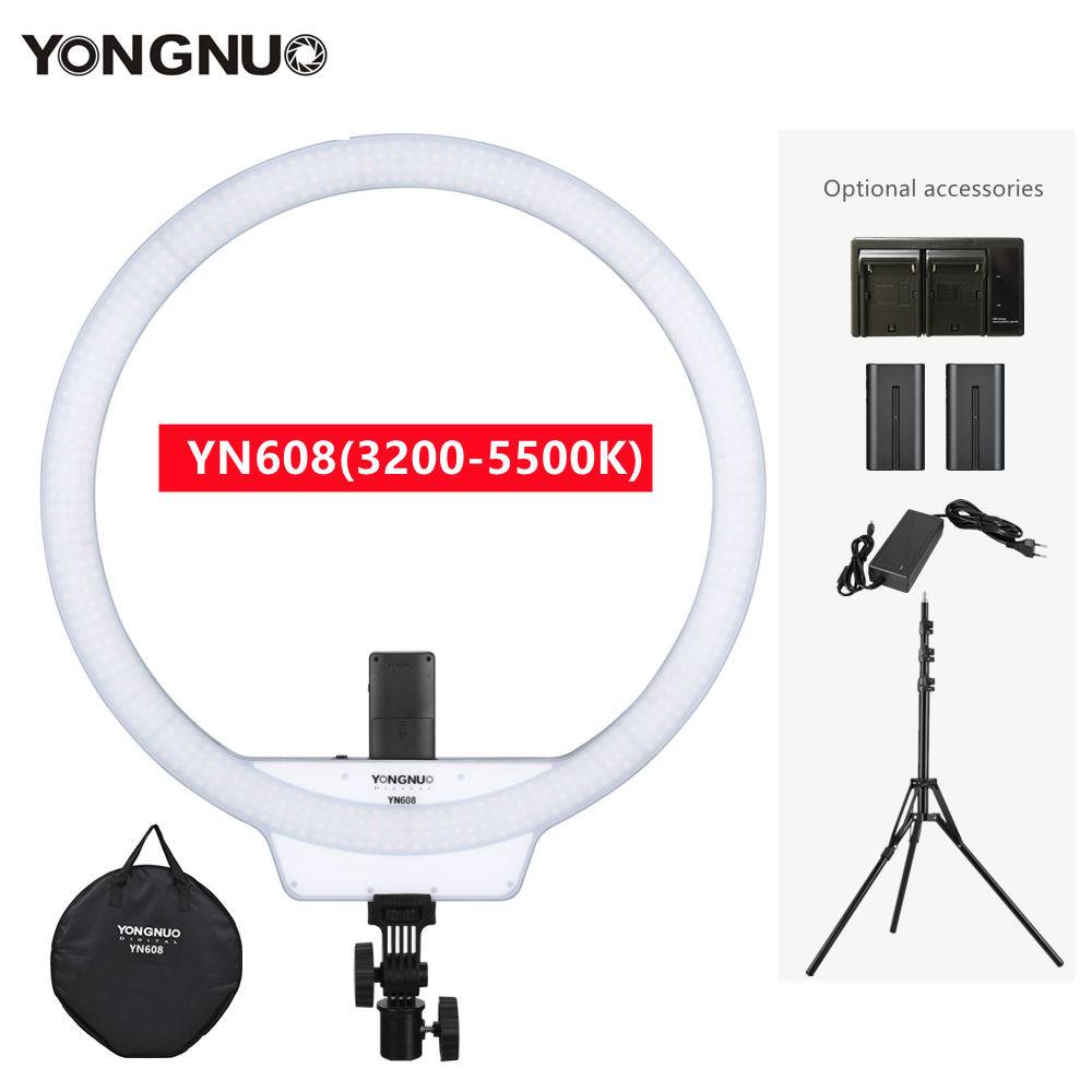YONGNUO YN608 Studio Ring LED  – Photography Lighting Options recenzja i cena