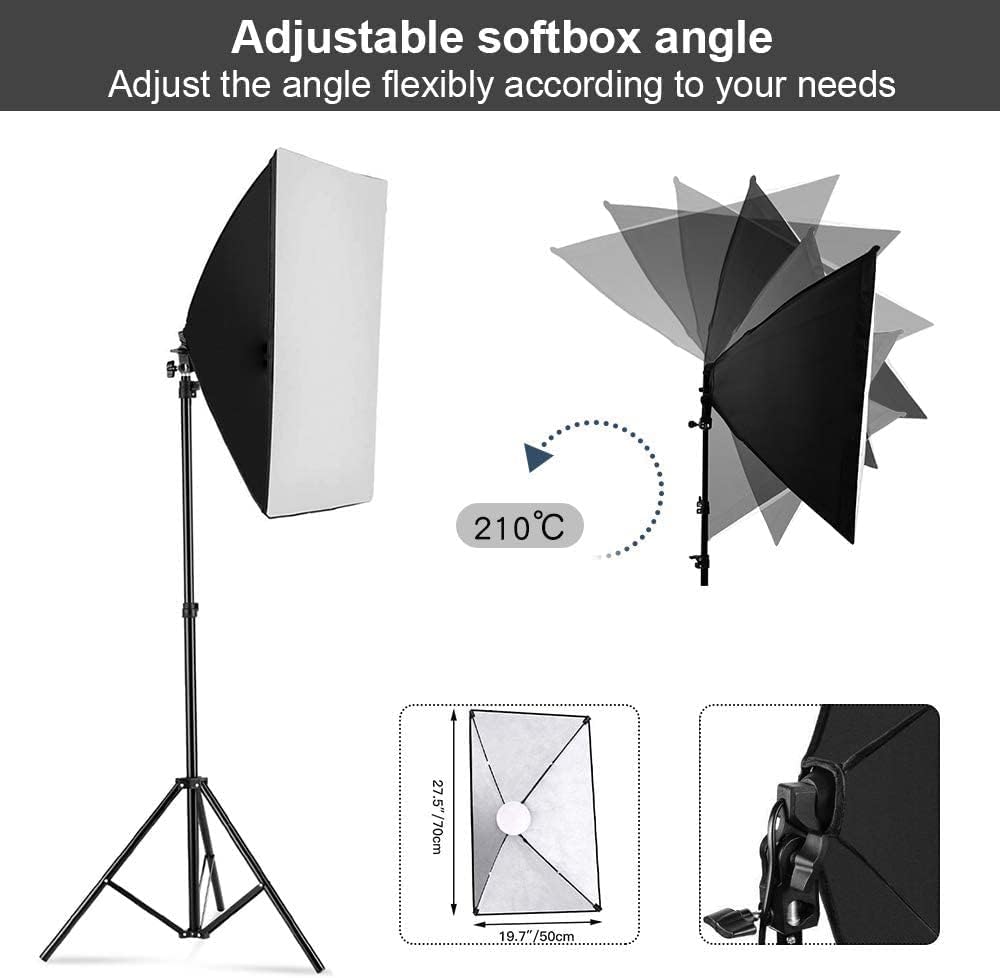 Zestaw oświetlenia fotograficz – Photography Lighting Softbox recenzja i cena