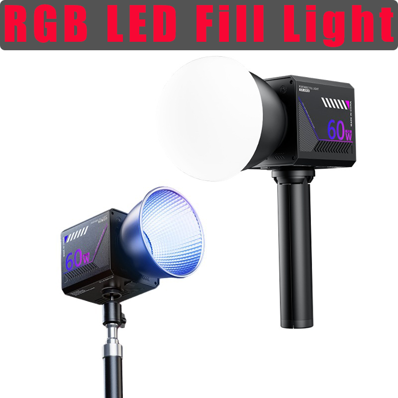 Lampa wideo RGB 60W, przenośna – Photography Lightning recenzja i cena