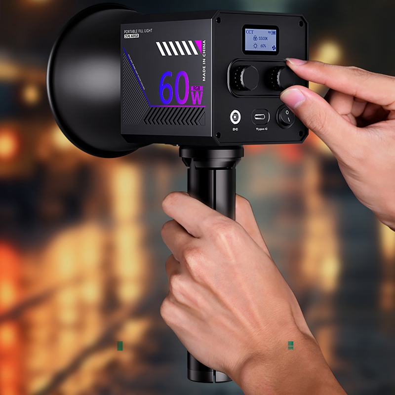 Lampa wideo RGB 60W, przenośna – Photography Lightning recenzja i cena
