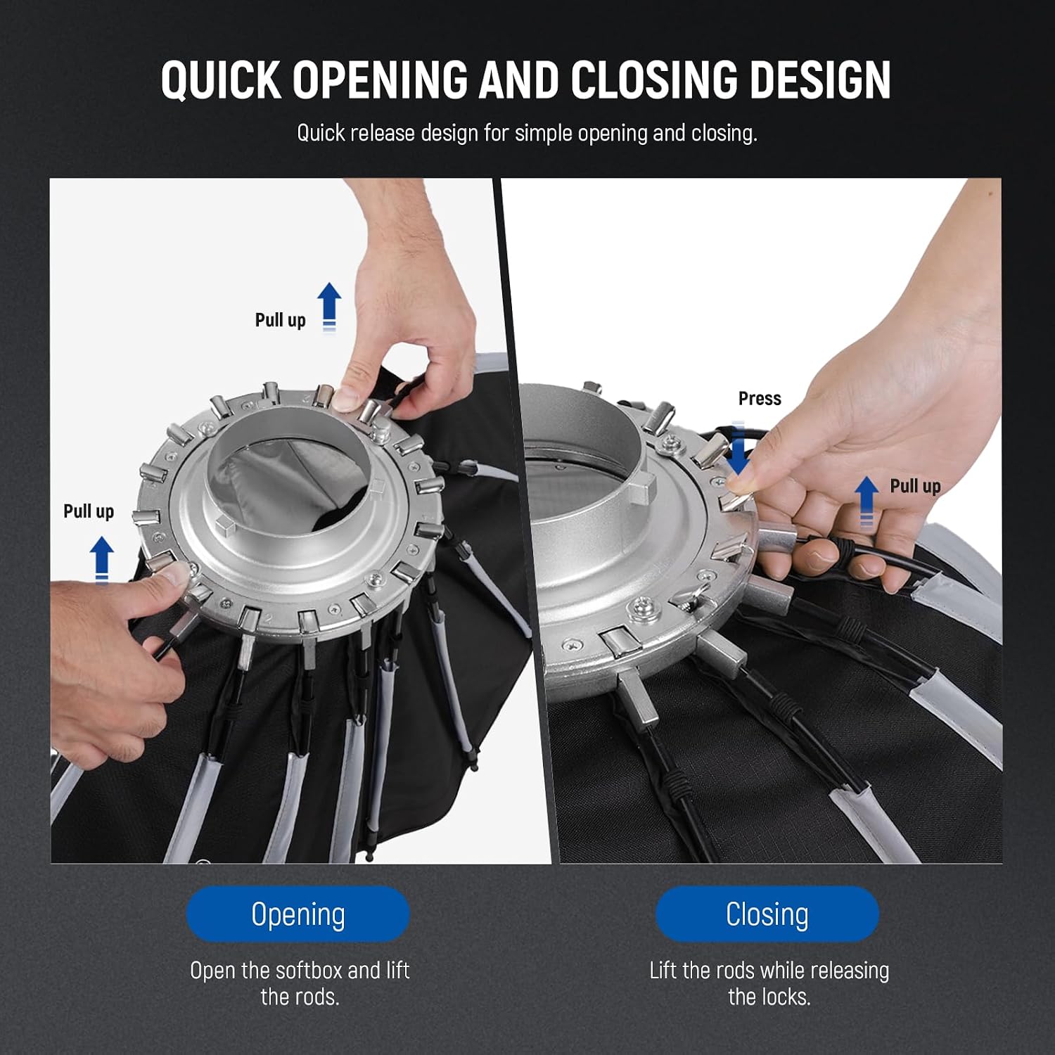 Softbox paraboliczny z mocowan – Photography Lighting Softbox recenzja i cena