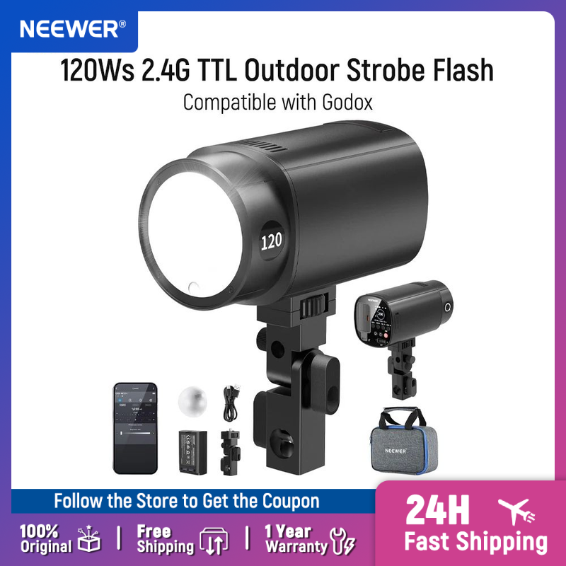 NEEWER Q120 120Ws 2.4G TTL Zew – Portable Strobe Monolight recenzja i cena