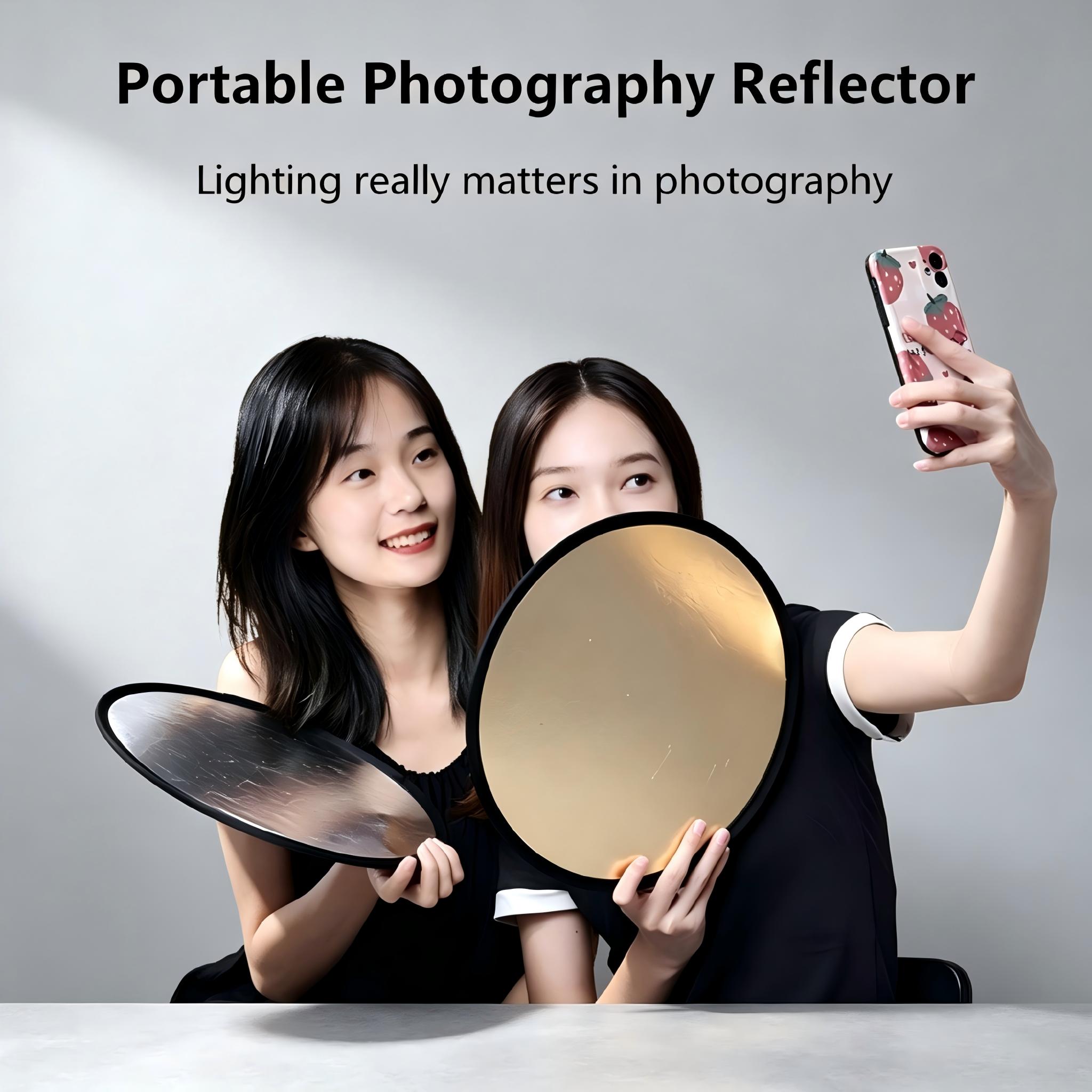 Dwustronny złoto-srebrny refle – Photography Lighting Kit Portable recenzja i cena